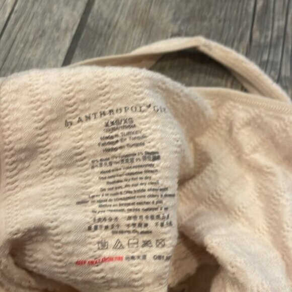 Anthropologie Cream Lace Trim Bra - Picture 5 of 5